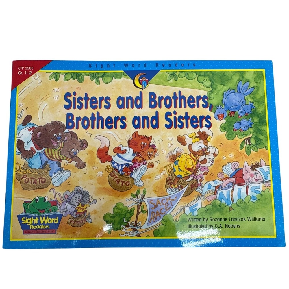 Sisters and Brothers Brothers and Sisters Sight Word Readers Book Grades 1-2